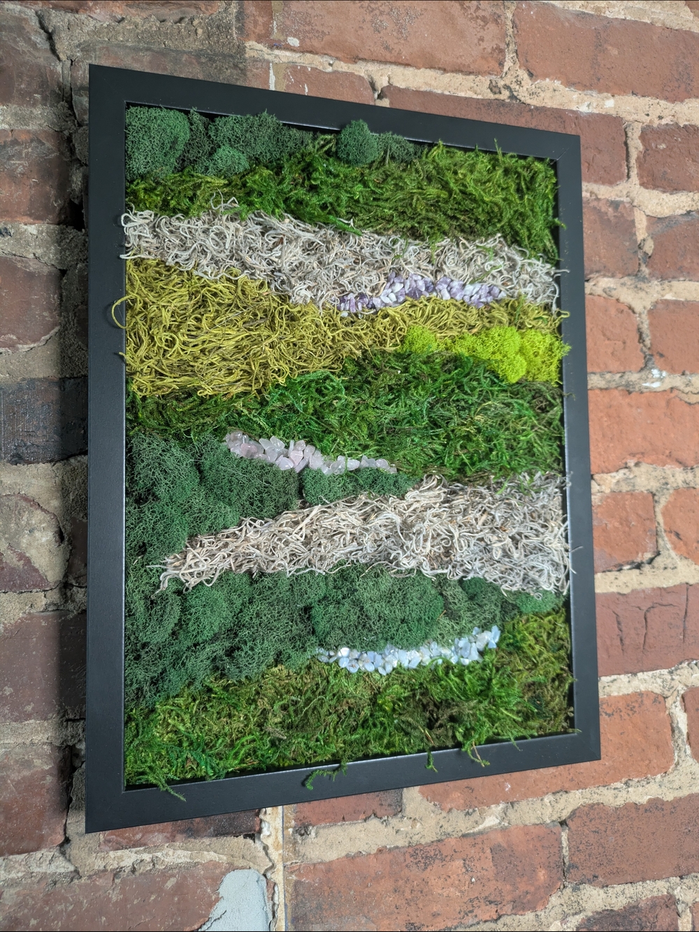 Crystal & Moss Original Landscape "Sanctuary #1" • 12x16
